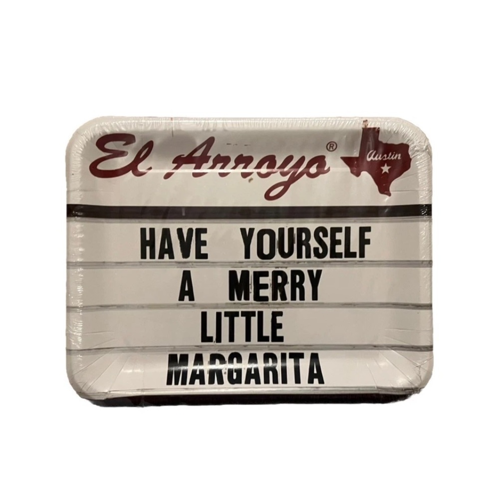 El Arroyo NEW Have Yourself A Merry Little Margarita 12 Christmas Paper Plates